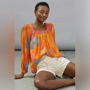 Anthropologie Bl-nk Blouse